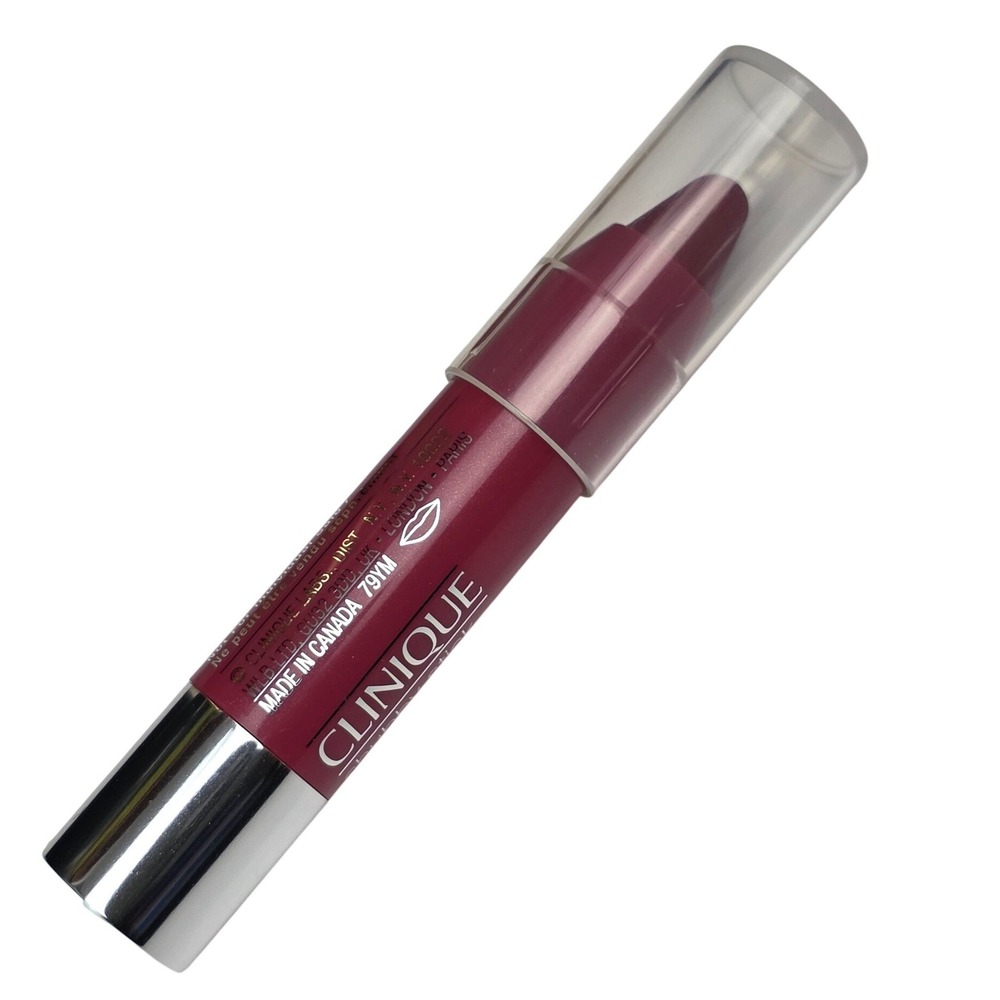 Clinique Chubby Stick 07 Super Strawberry Lip Colour Balm Pink Sheer Hydrating